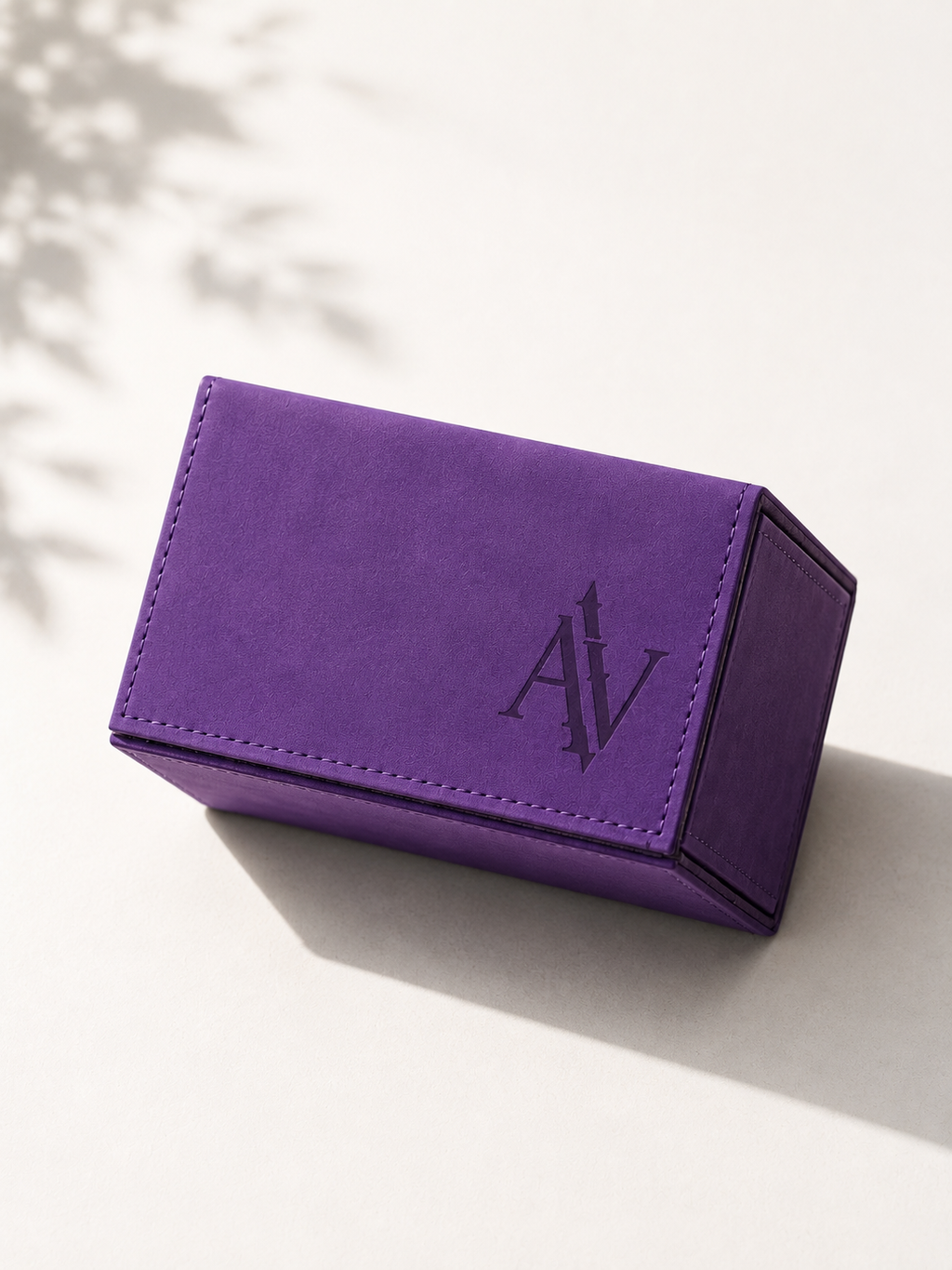 Magnetic Premium PU Leather Deck Box